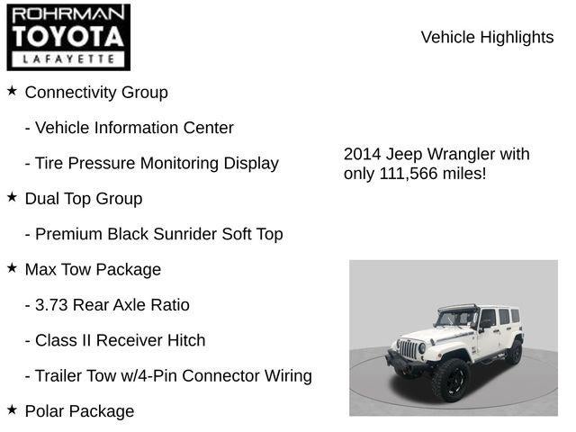 2014 Jeep Wrangler Unlimited Sahara Polar Edition