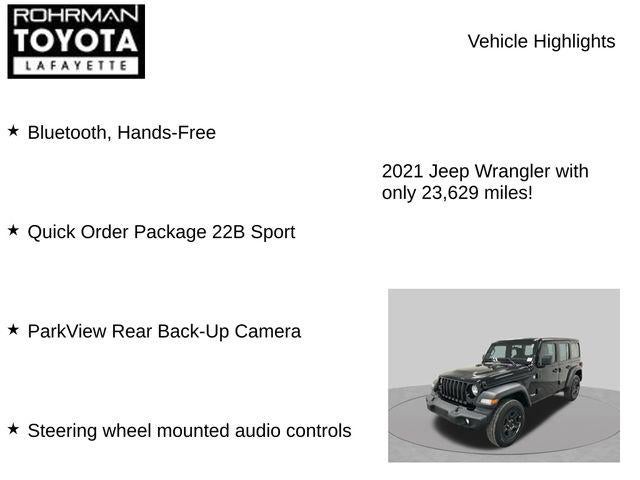 2021 Jeep Wrangler Unlimited Sport