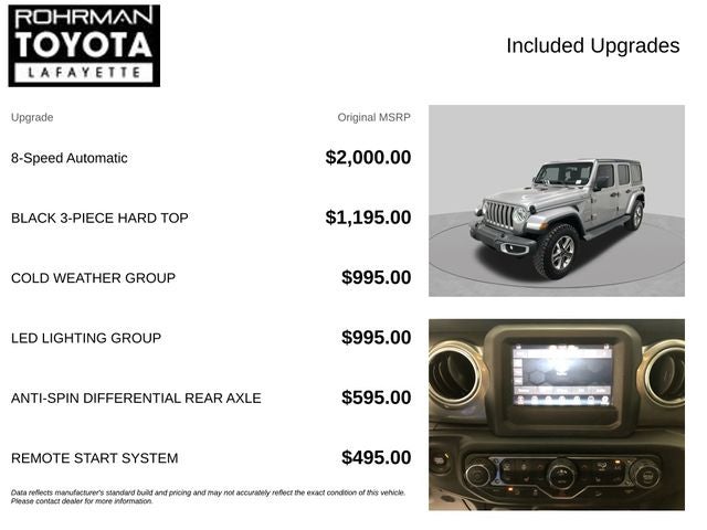 2019 Jeep Wrangler Unlimited Sahara