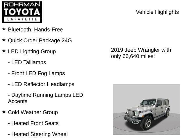 2019 Jeep Wrangler Unlimited Sahara