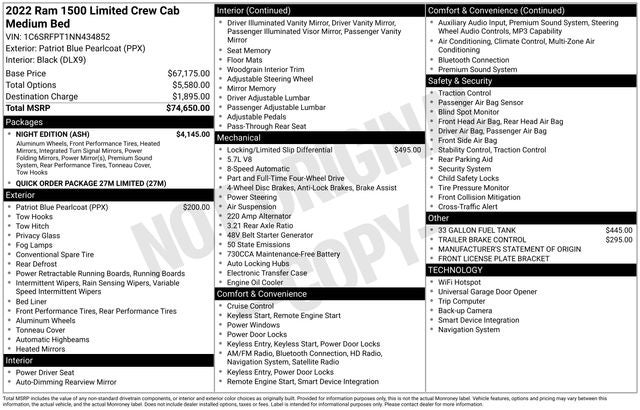 2022 RAM 1500 Limited