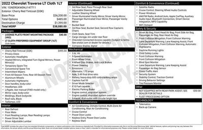 2022 Chevrolet Traverse LT 1LT