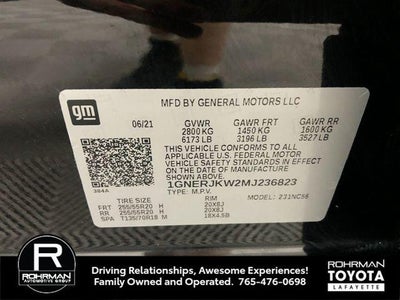 2021 Chevrolet Traverse RS
