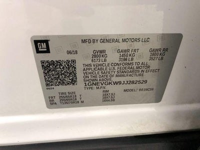 2018 Chevrolet Traverse LT Cloth w/1LT