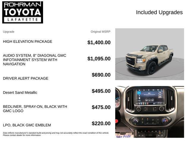 2021 GMC Canyon Elevation