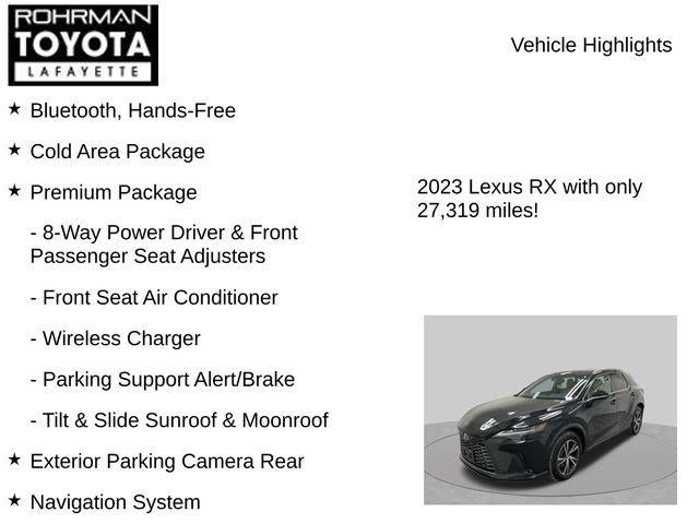 2023 Lexus RX 350 Premium