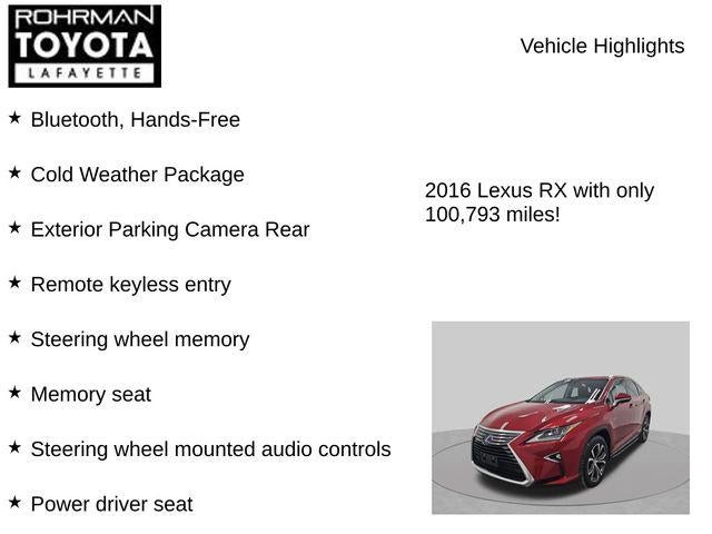 2016 Lexus RX HYBRID 450h