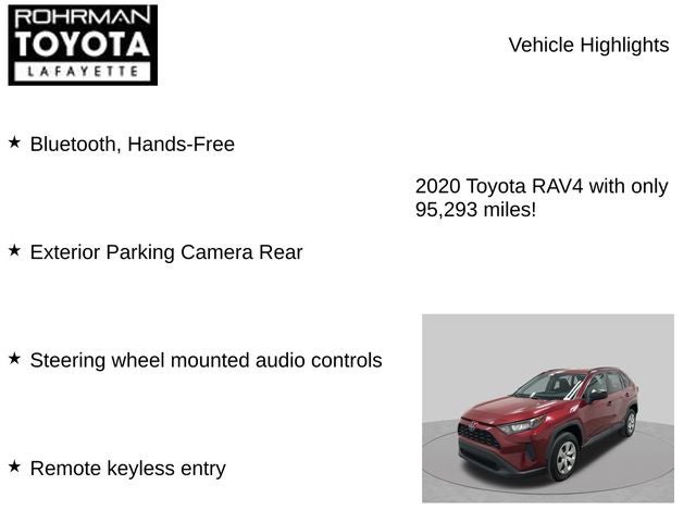 2020 Toyota RAV4 LE