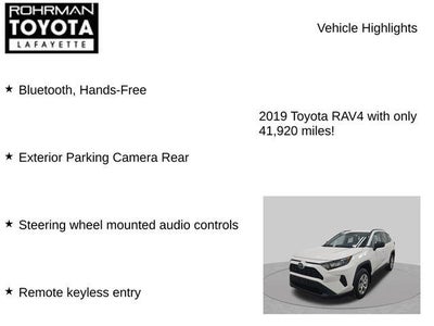 2019 Toyota RAV4 LE