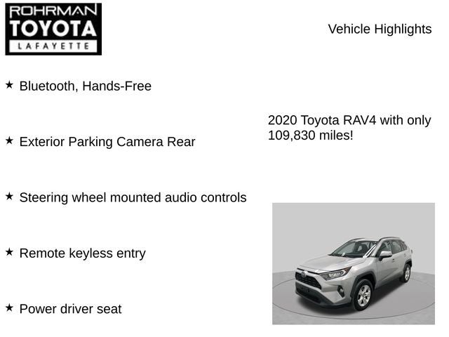 2020 Toyota RAV4 XLE