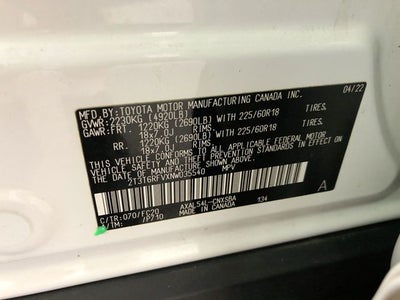 2022 Toyota RAV4 Hybrid SE