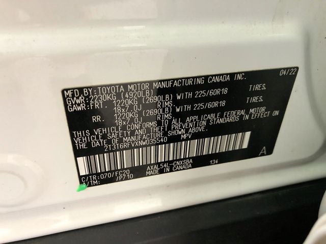 2022 Toyota RAV4 Hybrid SE