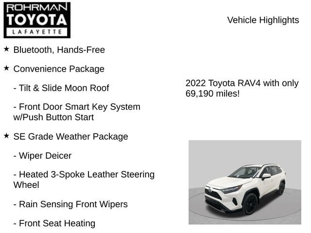 2022 Toyota RAV4 Hybrid SE