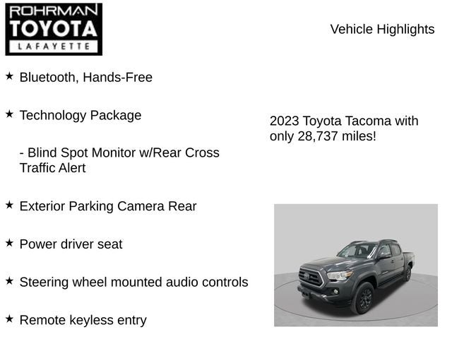 2023 Toyota Tacoma SR5 V6