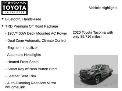2020 Toyota Tacoma TRD Off-Road V6