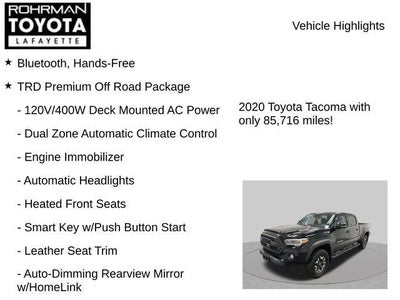 2020 Toyota Tacoma TRD Off-Road V6