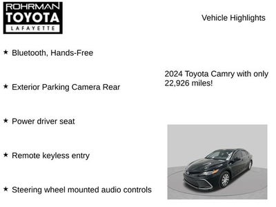 2024 Toyota Camry Hybrid LE