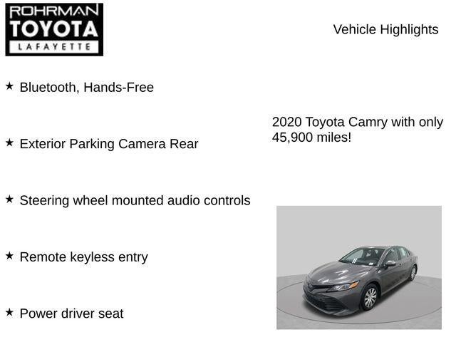 2020 Toyota Camry Hybrid LE