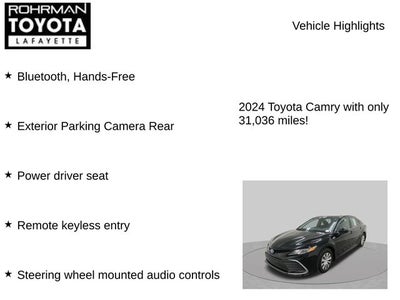 2024 Toyota Camry Hybrid LE