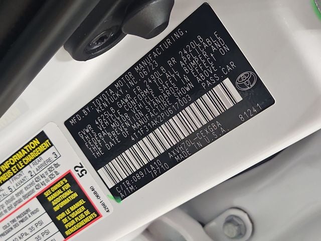 2023 Toyota Camry Hybrid XLE