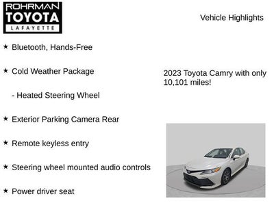 2023 Toyota Camry Hybrid XLE
