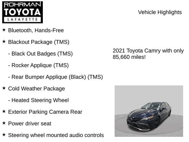 2021 Toyota Camry XSE