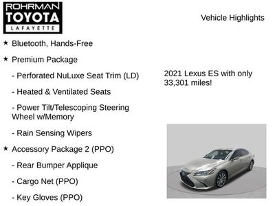 2021 Lexus ES 250