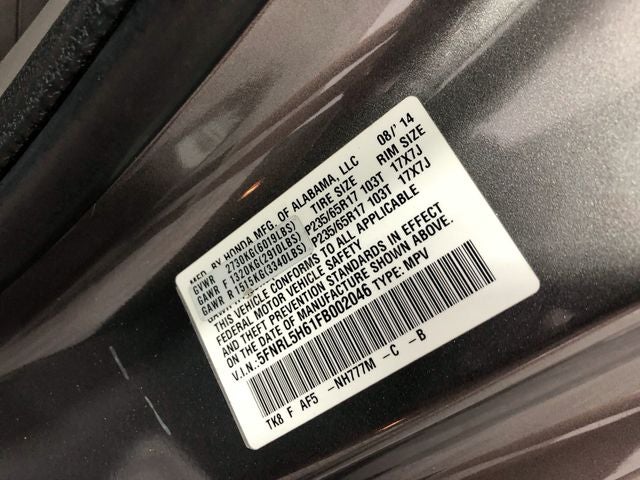 2015 Honda Odyssey EX-L