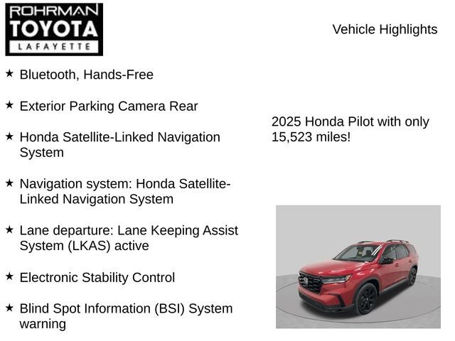 2025 Honda Pilot Black Edition