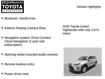 2026 Toyota Grand Highlander XLE
