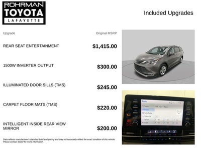 2021 Toyota Sienna Platinum 7 Passenger