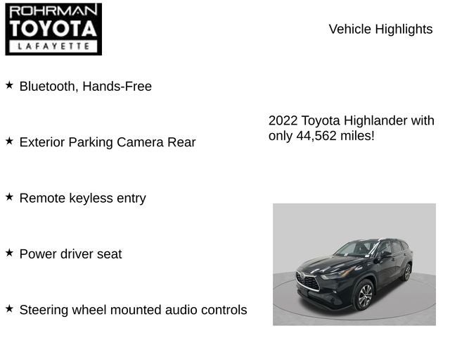2022 Toyota Highlander XLE