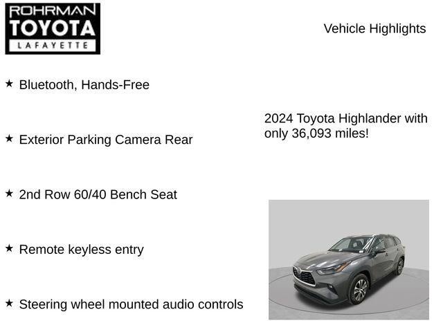2024 Toyota Highlander Hybrid XLE