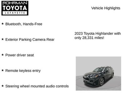 2023 Toyota Highlander XLE