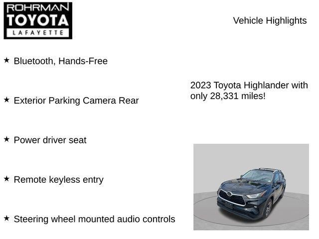 2023 Toyota Highlander XLE