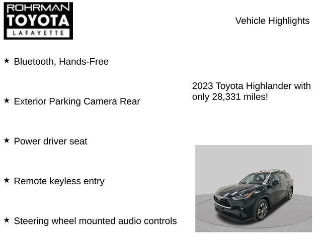 2023 Toyota Highlander XLE