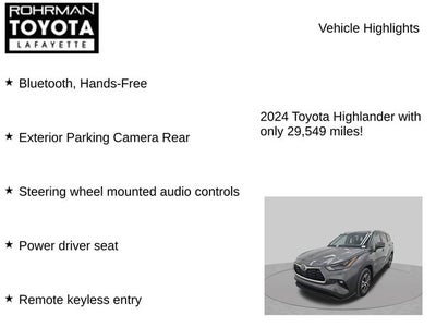 2024 Toyota Highlander XLE