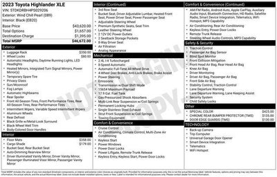 2023 Toyota Highlander XLE