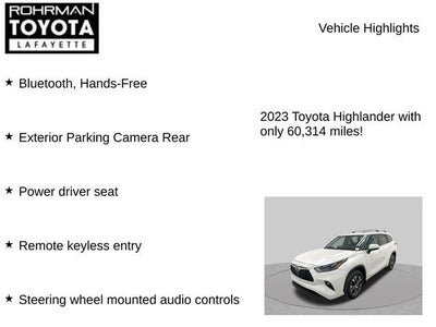 2023 Toyota Highlander XLE