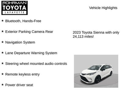 2023 Toyota Sienna XSE 7 Passenger