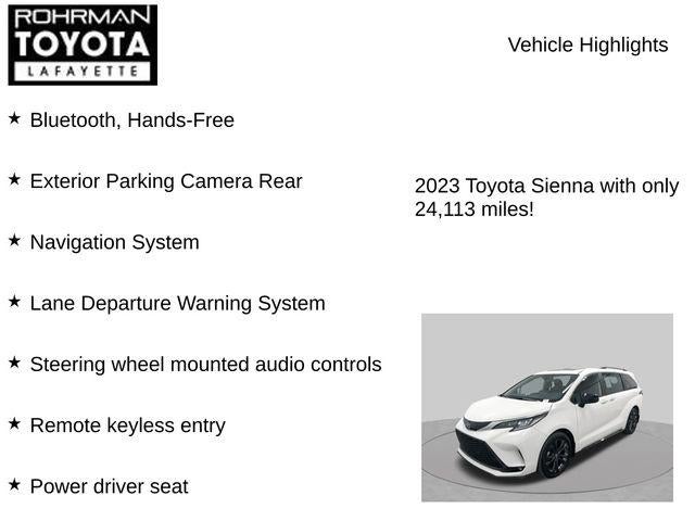 2023 Toyota Sienna XSE 7 Passenger