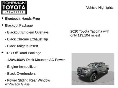 2020 Toyota Tacoma TRD Off-Road V6