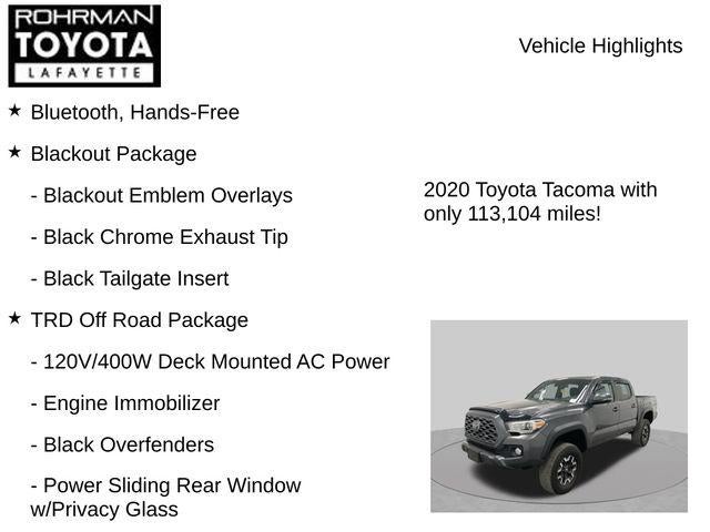 2020 Toyota Tacoma TRD Off-Road V6