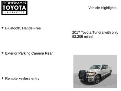 2017 Toyota 4X4 TUNDRA CREWMAX SR5 5.7L SR5