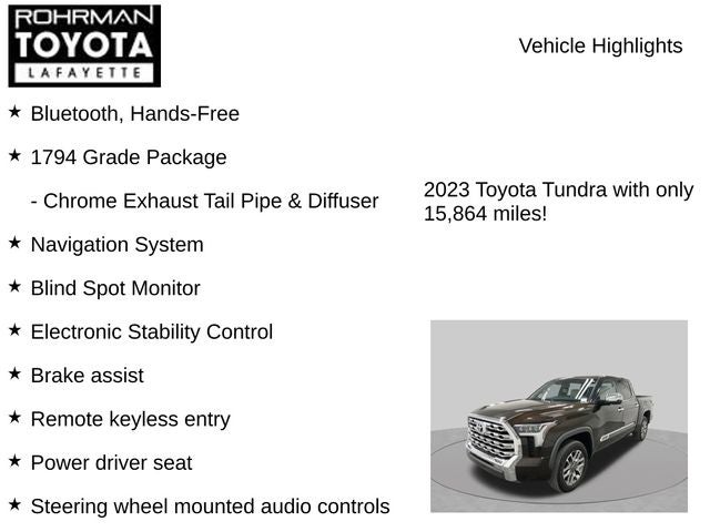 2023 Toyota Tundra 1794