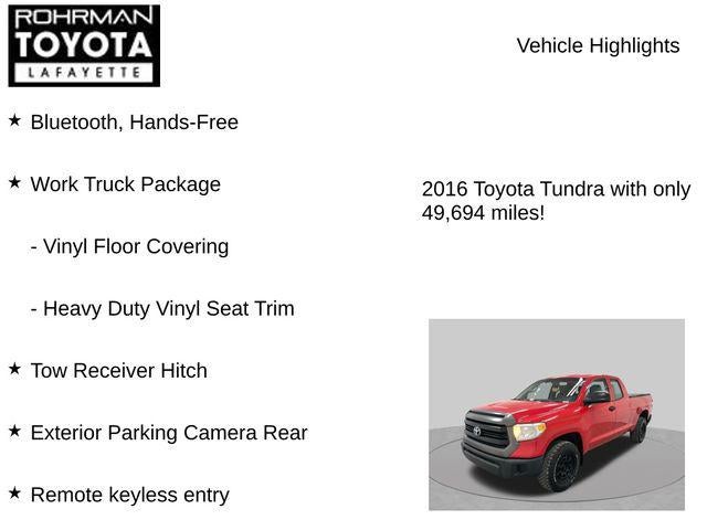 2016 Toyota Tundra SR