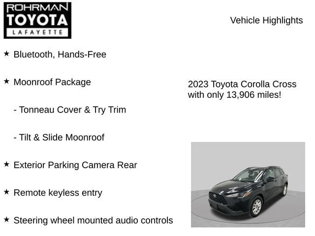 2023 Toyota Corolla Cross LE