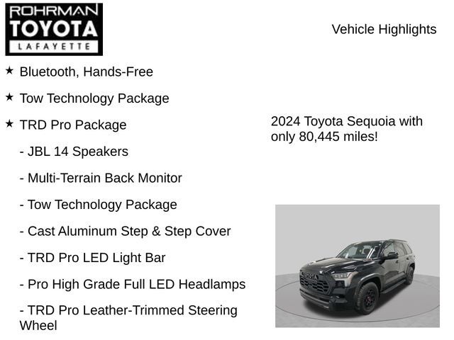 2024 Toyota Sequoia TRD Pro
