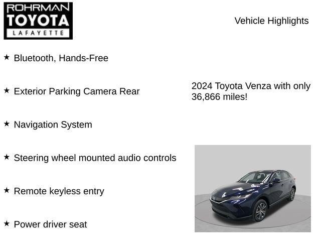 2024 Toyota Venza LE