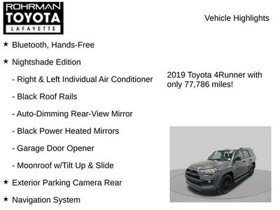 2019 Toyota 4Runner Limited Nightshade